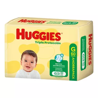 Pañales Huggies Triple Protección Ahorrapack  G