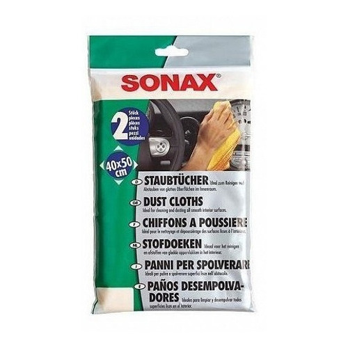 Paño de limpieza Sonax 416600 paño amarillo pack x 2