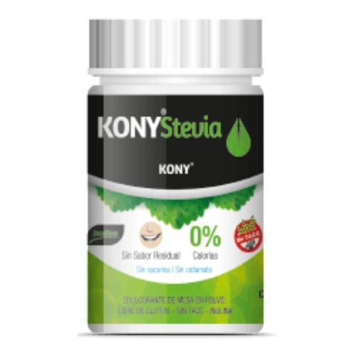 Stevia Kony Polvo 90g Sin T.a.c.c Sin Sabor Residual