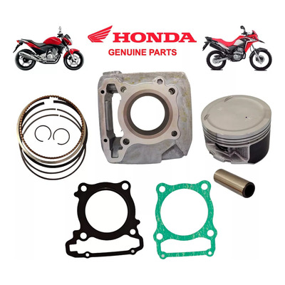 Kit Cilindro Pistão Anel Original Honda Cb300 Xre300 C/ Nota