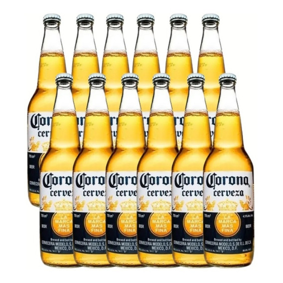 Cerveza Corona 710ml X12 - Pérez Tienda - 
