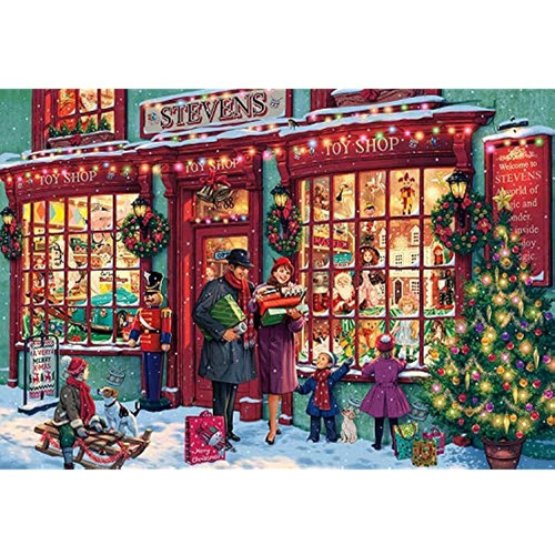 Buffalo Games - Christmas Toyshop - Rompecabezas De Piezas