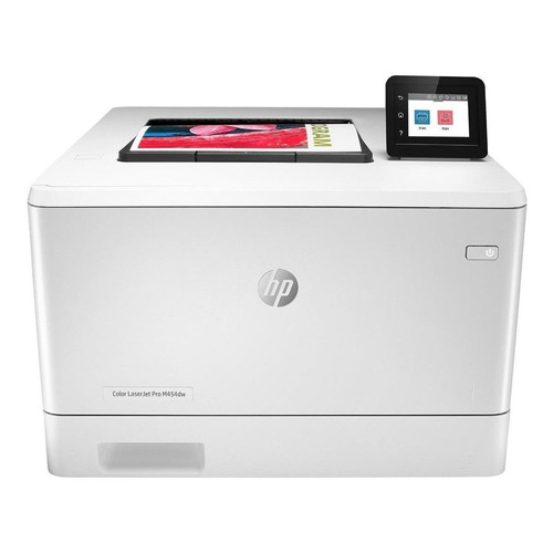 Impresora a color simple función HP LaserJet Pro M454dw con wifi blanca 220V - 240V W1Y45A