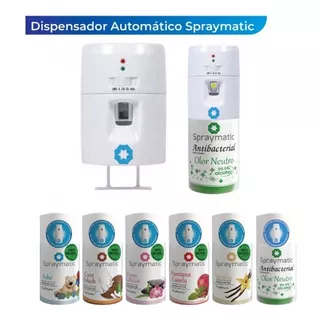 Ambientador Antibacterial Spray Matic 190cm3 Dispensador+rep