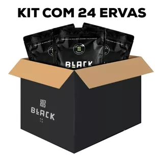 Erva Mate Terere Black 500g Cx C/ 24 Und - Menta E Limão