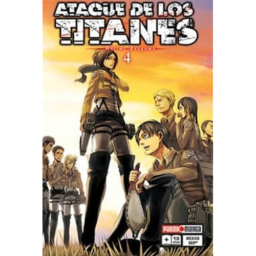 Manga Ataque De Los Titanes N°4, Hajime Isayama, Panini
