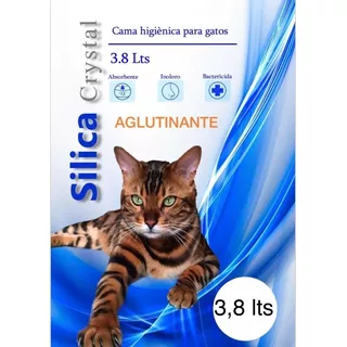 Silica Crystal- 3,8 Lts Aglutinante Para Gatos