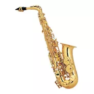 Saxofon Alto Dorado Con Estuche 