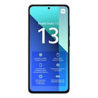 Celular Xiaomi Redmi Note 13 4g Lte 8gb + 256gb 