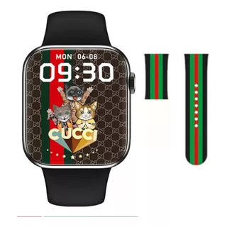 Relógio Inteligente Smartwatch S8 Cucci Para Android E Ios Caixa Preto Pulseira Preto Bisel Preto Desenho Da Pulseira Mesh