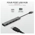 Mini Hub Trust Halyx Usb De 4 Puertos 2.0
