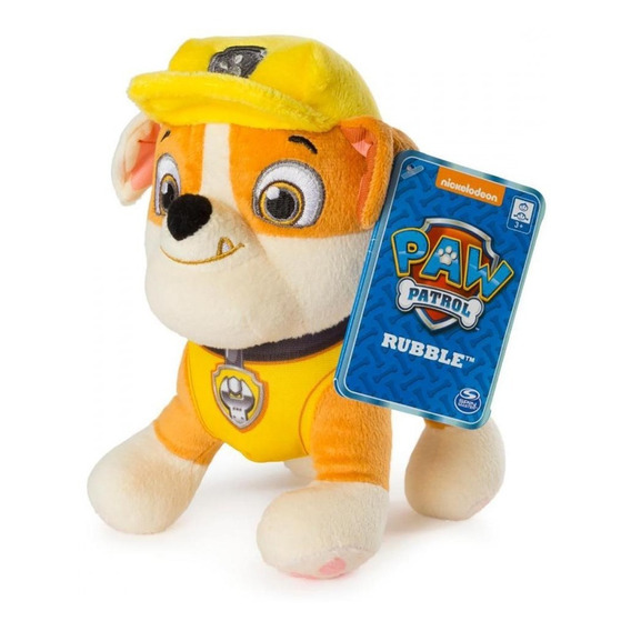 Paw Patrol Peluche Rubble  Patrulla Canina