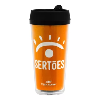 Copo Térmico 500ml Pro Tork Ed. Rally Dos Sertões Cor Laranja