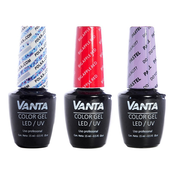 Vanta X3 Esmaltes Semipermanentes Gel On-off Cabina X 15 Ml