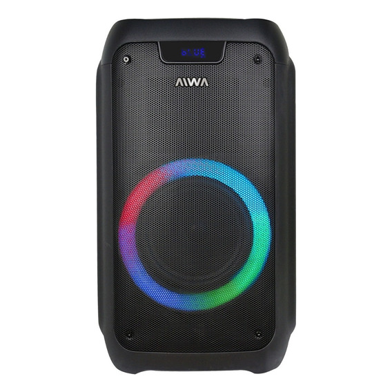 Parlante Torre Bluetooth Aux 8000w Power Bank Aiwa Color Negro