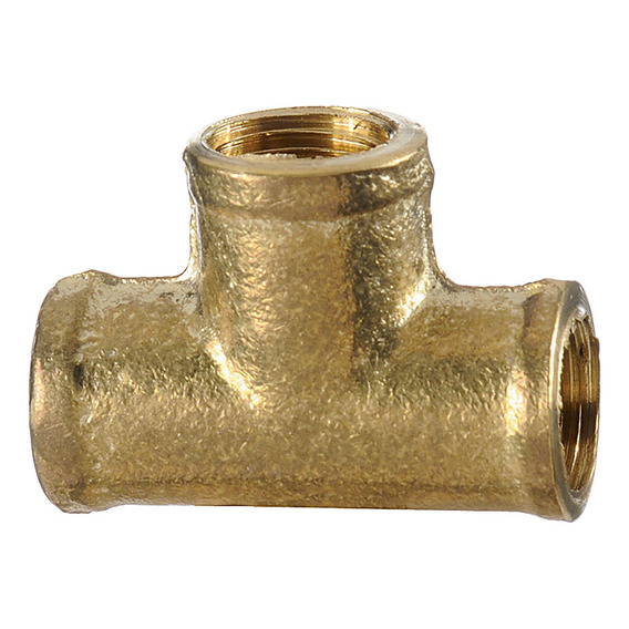 Union Tee De Bronce Hembra De 1/4 Pack X10 Unidades