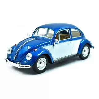 Volkswagen Classic Vocho 1967 Bicolor Kinsmart Escala 1:24