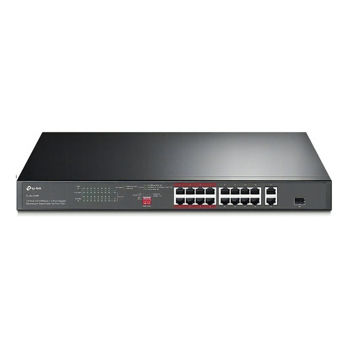 Switch Para Montaje En Rack De 16 Puertos Poe+ 10/100 Mbps +