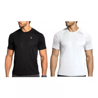 Kit Com 2 Camisetas Lupo Dry Fit Masculina Fitness Original