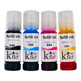 Kit 4 Tinta Marca Kflo® T544 L5590 Compatible Alta Calidad