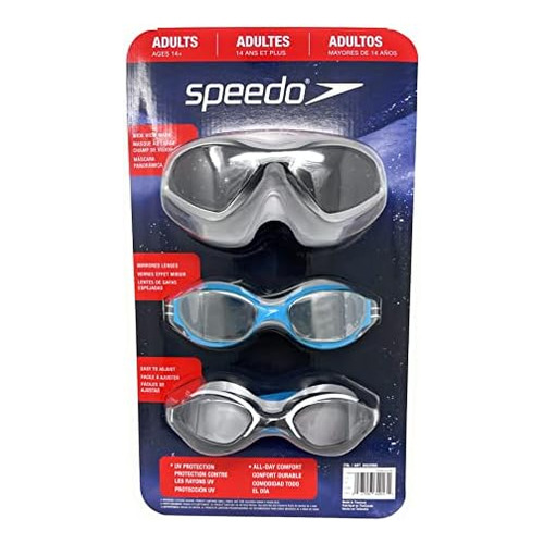 Speedo Paquete De 3 Gafas De Natación Para Adultos - Los Col