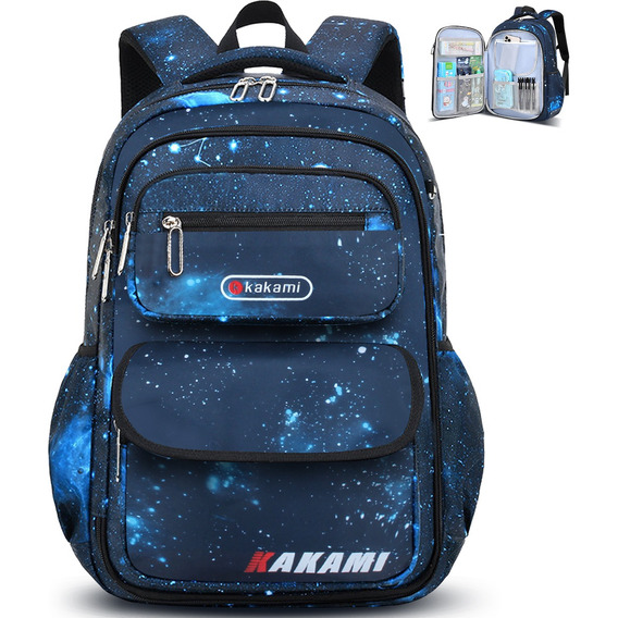 Mochila Escolar Para Primaria Segundaria De Gran Capacidad Mochila Viaje Serie Cielo De Estrella Mochila Uniuni