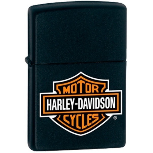 Encendedor Zippo Harley Davidson Logo Black Mate
