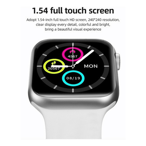 T500 Plus Smartwatch pantalla 1.54", Color Black