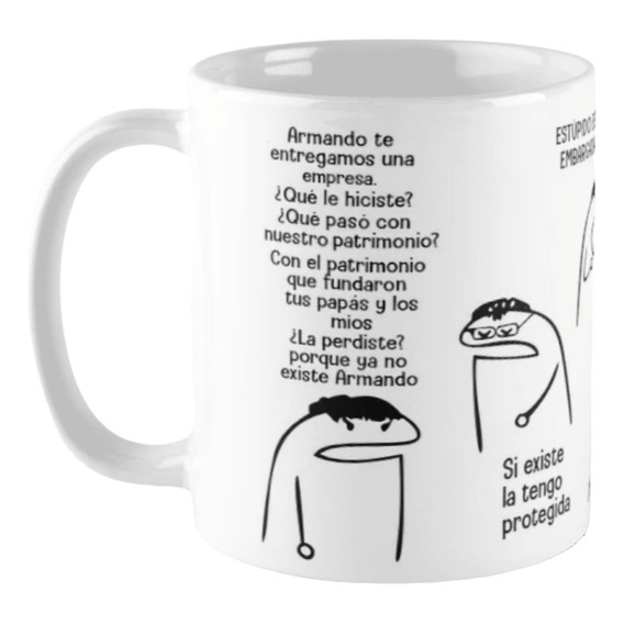 Mug Taza Té Flork Betty La Fea Armando Y Llegaron Los Mesero