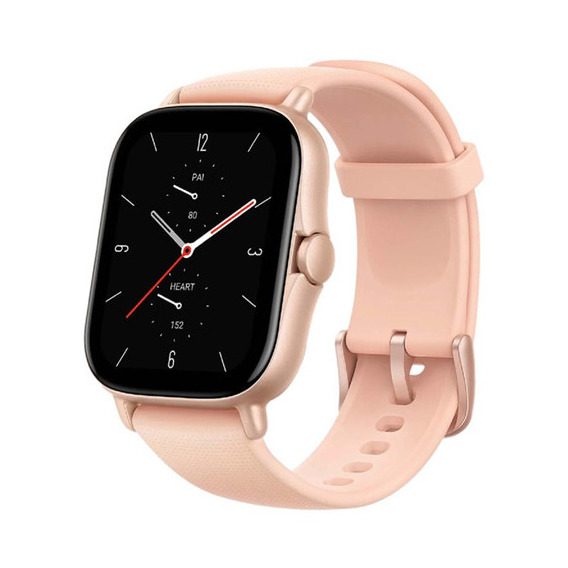 Smartwatch Reloj Amazfit Gts 2 Rosa Gps Llamadas Spo2 Color De La Malla Petal Pink Color Del Bisel Rosa Gold