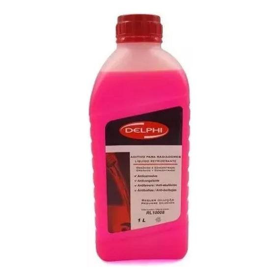 Liquido Refrigerante 1l Puro Rosa Dehlpi / Monoetilenoglicol