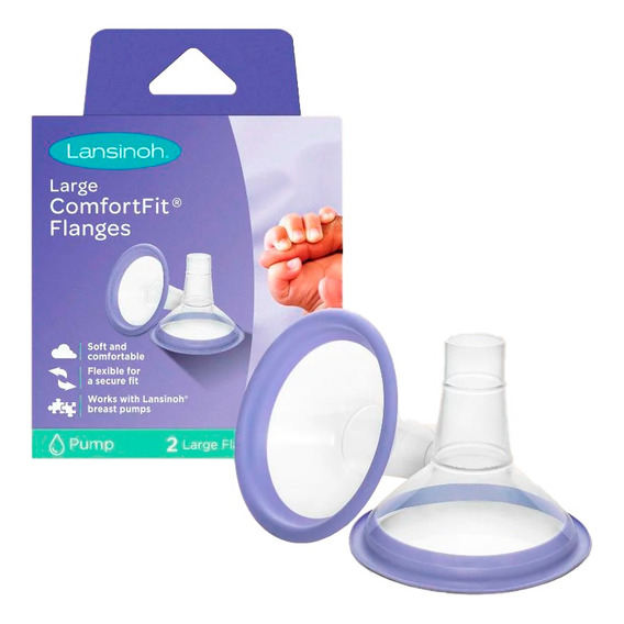 Copas Para Sacaleche Lansinoh Comfortfit X2 Unidades