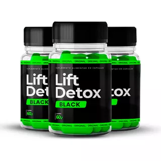 Lift Detox Black  Exclusivo - Kit 02 Unidades