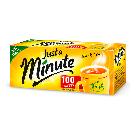 Te Negro Just A Minute 100 Bolsitas 140g