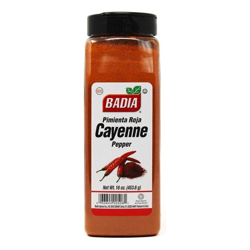 Badia Pimienta Roja Cayenne Cayena 453.6g
