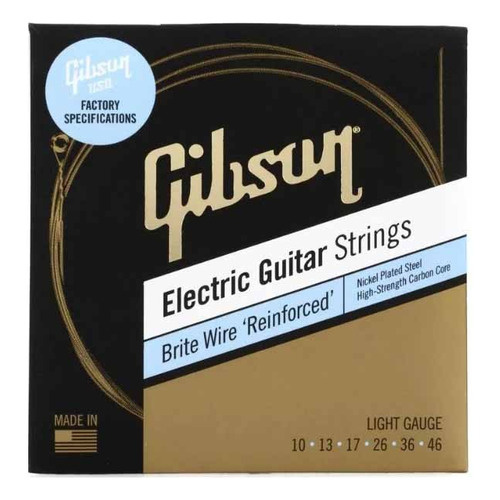 Gibson Cuerdas Guitarra Eléctrica Bwr10 Calibre 10 46