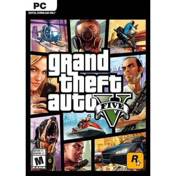 Grand Theft Auto V  Standard Edition Rockstar Games PC Digital