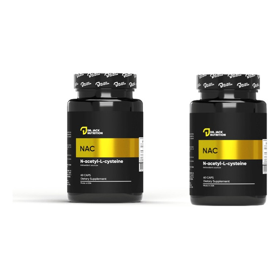 Pack X2 N Acetilcisteina 600mg - 60 Caps | Dr Jack Nutrition