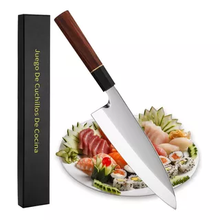 Cuchillo Profesional Para Sashimi Con Cabeza De Pescado