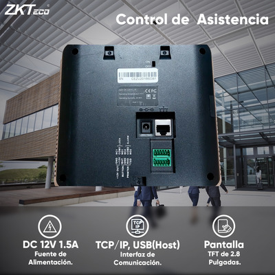 Zkteco Mb360idp Paquete De Control De Acceso Y Asistencia Mb360id Con 20 Tarjetas De Proximidad Id De 125khz