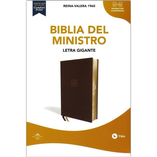 Biblia Del Ministro Letra Gigante Rvr1960 Leathersoft Café
