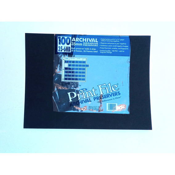 Portanegativos 35mm Print File X 6 Tiras X 100 Hojas (usa)