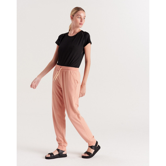 Pantalon Jogger Garment Dye Leblon - Peach Mujer Portsaid