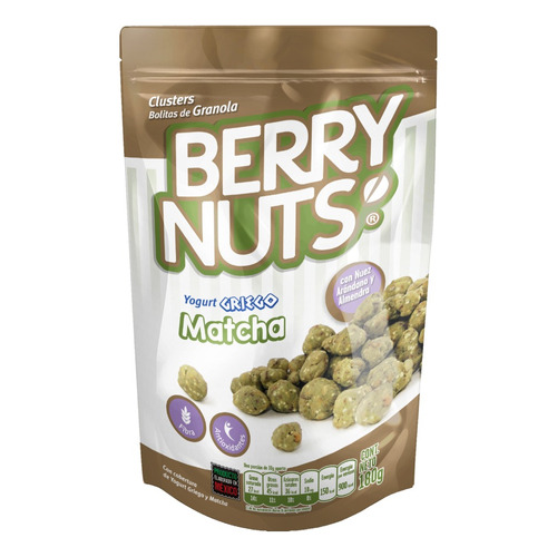 2 Pzs Berry Nuts Bolitas Granola Matcha Berry Nuts 180g 180g
