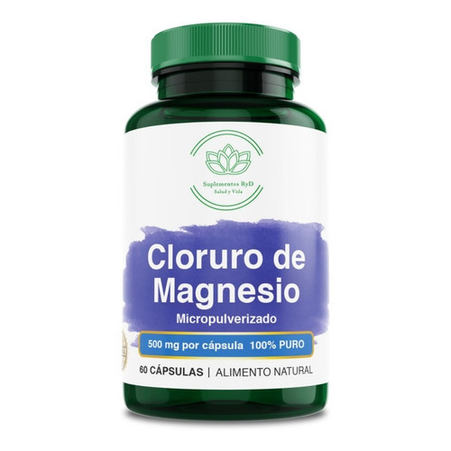 Cloruro De Magnesio 500mg 60cap Veganas  Ryd Sabor No Aplica