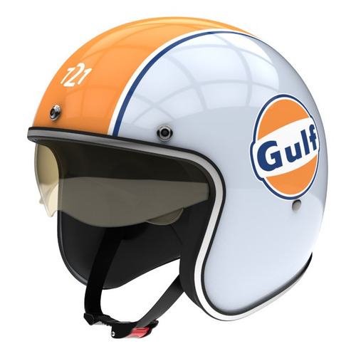 Casco para moto abierto Hawk 721 gulf talle S 