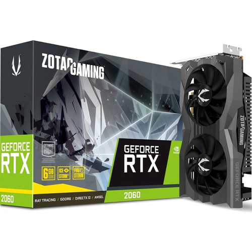 Tarjeta de video Nvidia Zotac  Gaming GeForce RTX 20 Series RTX 2060 ZT-T20600H-10M 6GB