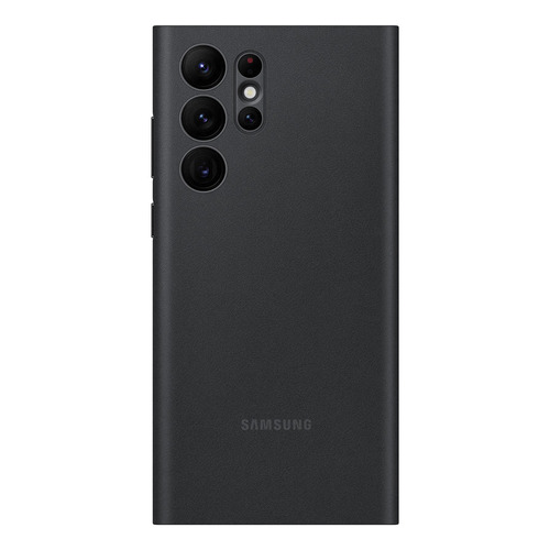 Funda Samsung Smart LED View Cover EF-NS908PJEGWW black con diseño lisa Galaxy S22 Ultra por 1 unidad