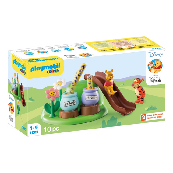 Playmobil  1.2.3 & Disney Winnie The Pooh Jardín De Abejas Cantidad De Piezas 10