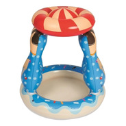 Pileta Inflable Bebes Candy Con Techo Bestway 52270 26l